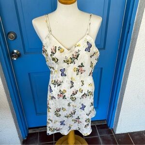 Courtney & Co Intimates Floral, Butterfly Sleeveless Nightgown